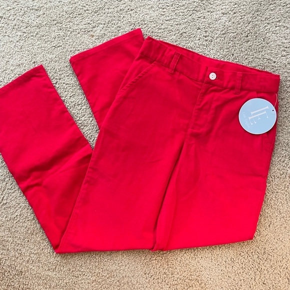 Little English Other - NWT Little English Girl Red Cord Skinny Pants Size 10
